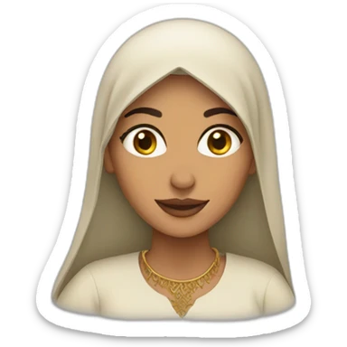 Moroccan woman sticker