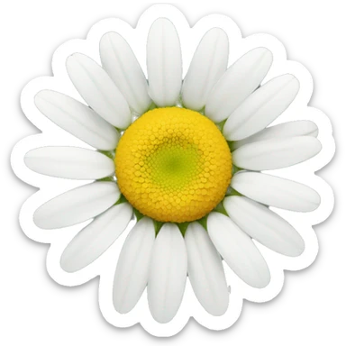 daisy flower sticker