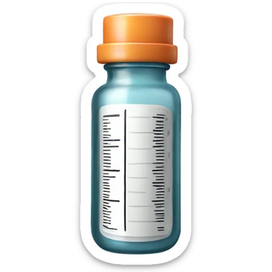 Insulin vial sticker