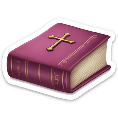 Bible pink sticker