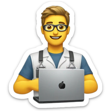 computer repairer sticker