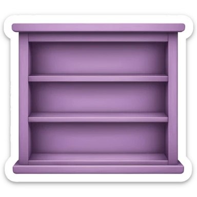 Shelf mauve sticker