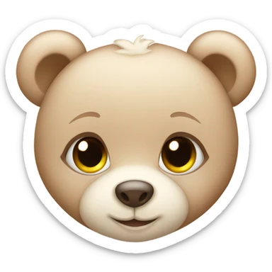 Cute Baby Teddy Bear sticker