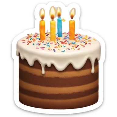 Birthday cake  sticker