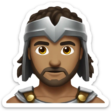 spartan warrior male rpg sticker