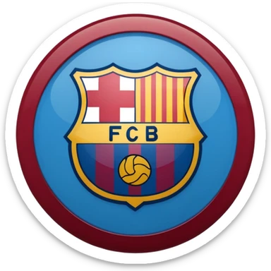 Fc Barcelona logo sticker