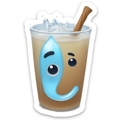 purée d’eau douce  sticker