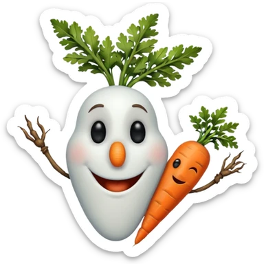 Olaf from frozen sticker