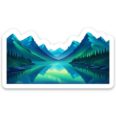 only northern light sticker