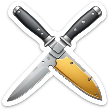 generate me a simple knife sticker