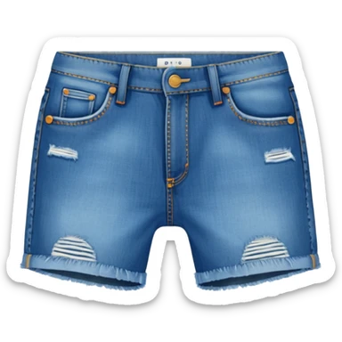 denim shorts sticker