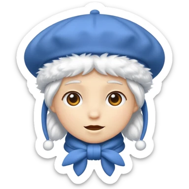 snow beret object sticker