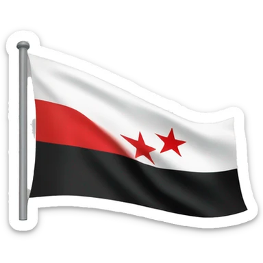 Flag of Free Syria sticker