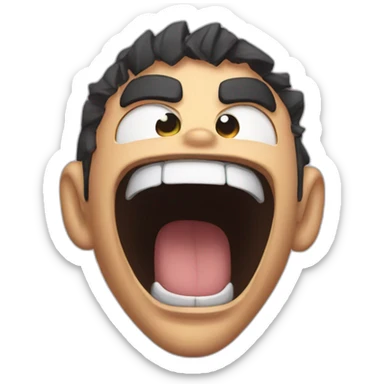 Twitch streamer Ninja yelling sticker