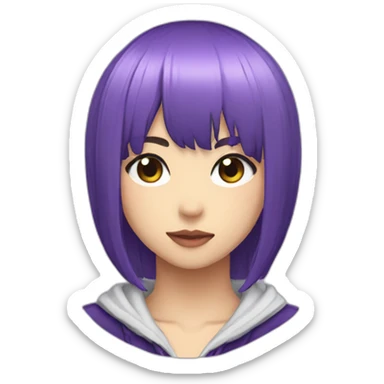 ayane of overflow sticker