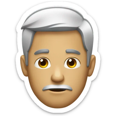 guy who is very tired of life sticker