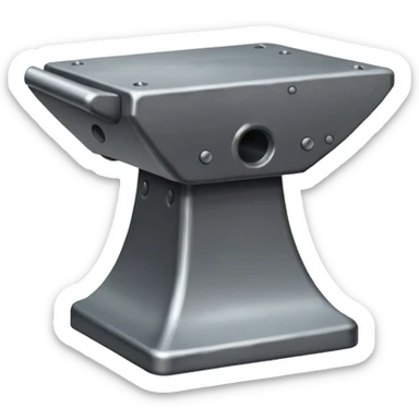 create realistic anvil sticker