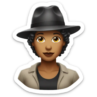 Fedora mama gangsta sticker