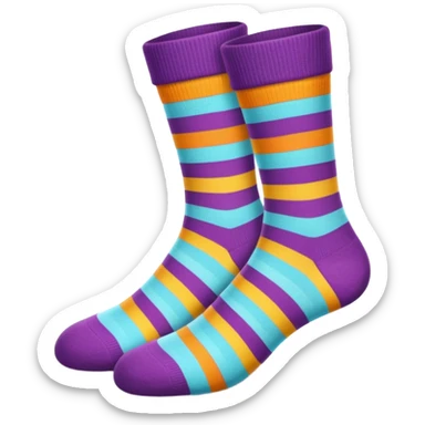 hipster socks sticker