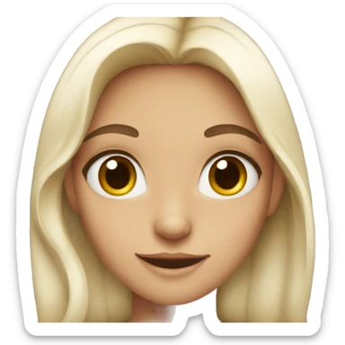 Girl with the most beautiful eyes and smile sticker