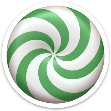 Peppermint emoji Google Noto Color emoji style  sticker