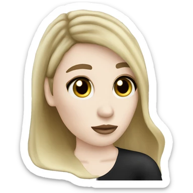 a white girl drives a black convertible Mini Cooper- change to black convertible  sticker