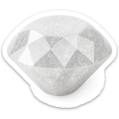 white sparkly object, remove background  sticker