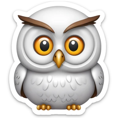 Ovo owl sticker