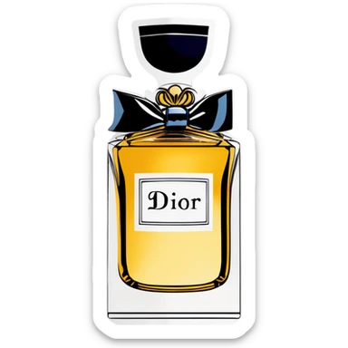 Dior parfum sticker