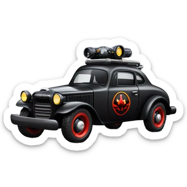 1949 dodge power wagon based Batmobile Scion FR-S  sticker