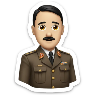 hitler loves jews sticker