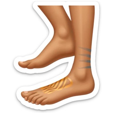 a shoe with a foot inside, stepping and showing a clear shoe print below. and leg with motion line







 sticker