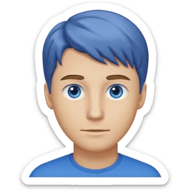 male darkblond hari from left sticker