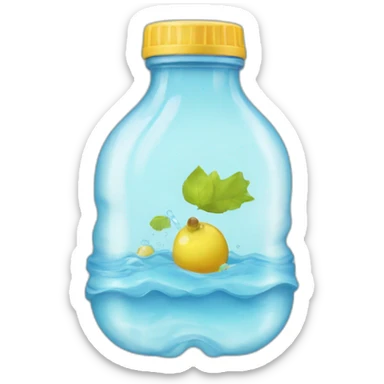 Bouteille d’eau sticker