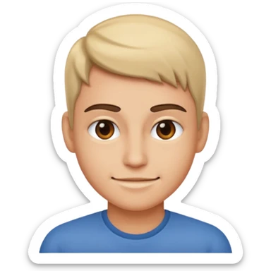 Unflirty smirk sticker