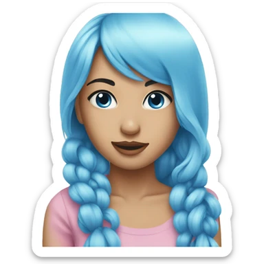 🎀but blue sticker