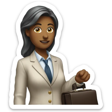 She left the office at 6 pm yesterday. sticker