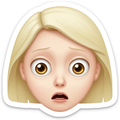 "Fear is quieter" sticker