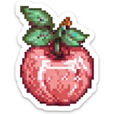 cute red cherry sticker