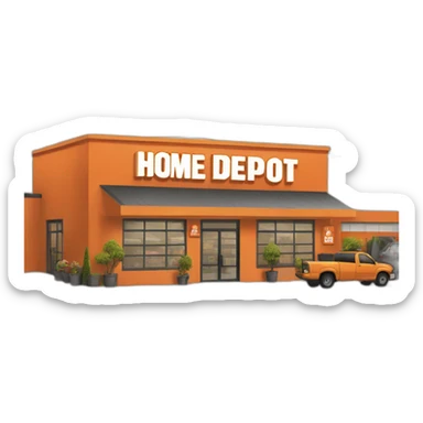 Homer Home Depot sticker