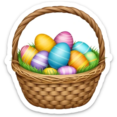 easter basket sticker