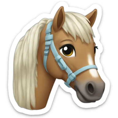yacht pony sticker