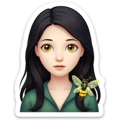 Luciérnaga con evangeline sticker