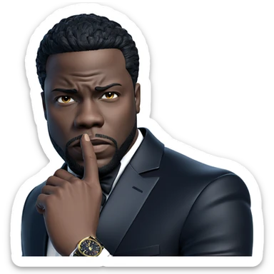 stylish man in formal attire sticker