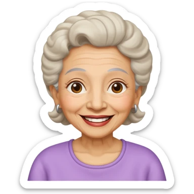 ABUELITA SONRIENDO sticker