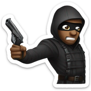 robber sticker
