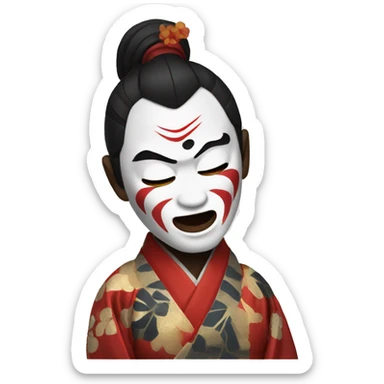 kabuki rocks singing sticker