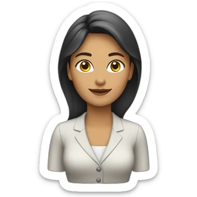 mujer de negocios sticker