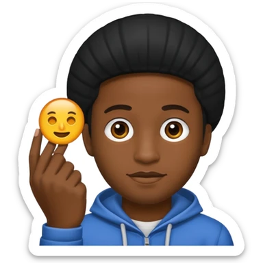 Black guy with Al 47 sticker