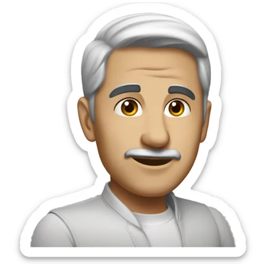 sert bakış atan adam sticker